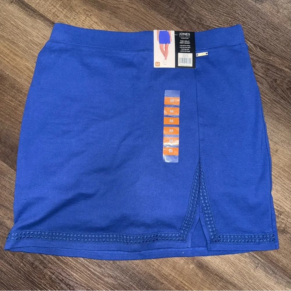 NWT Jones New York Signature The Split Hem Skort